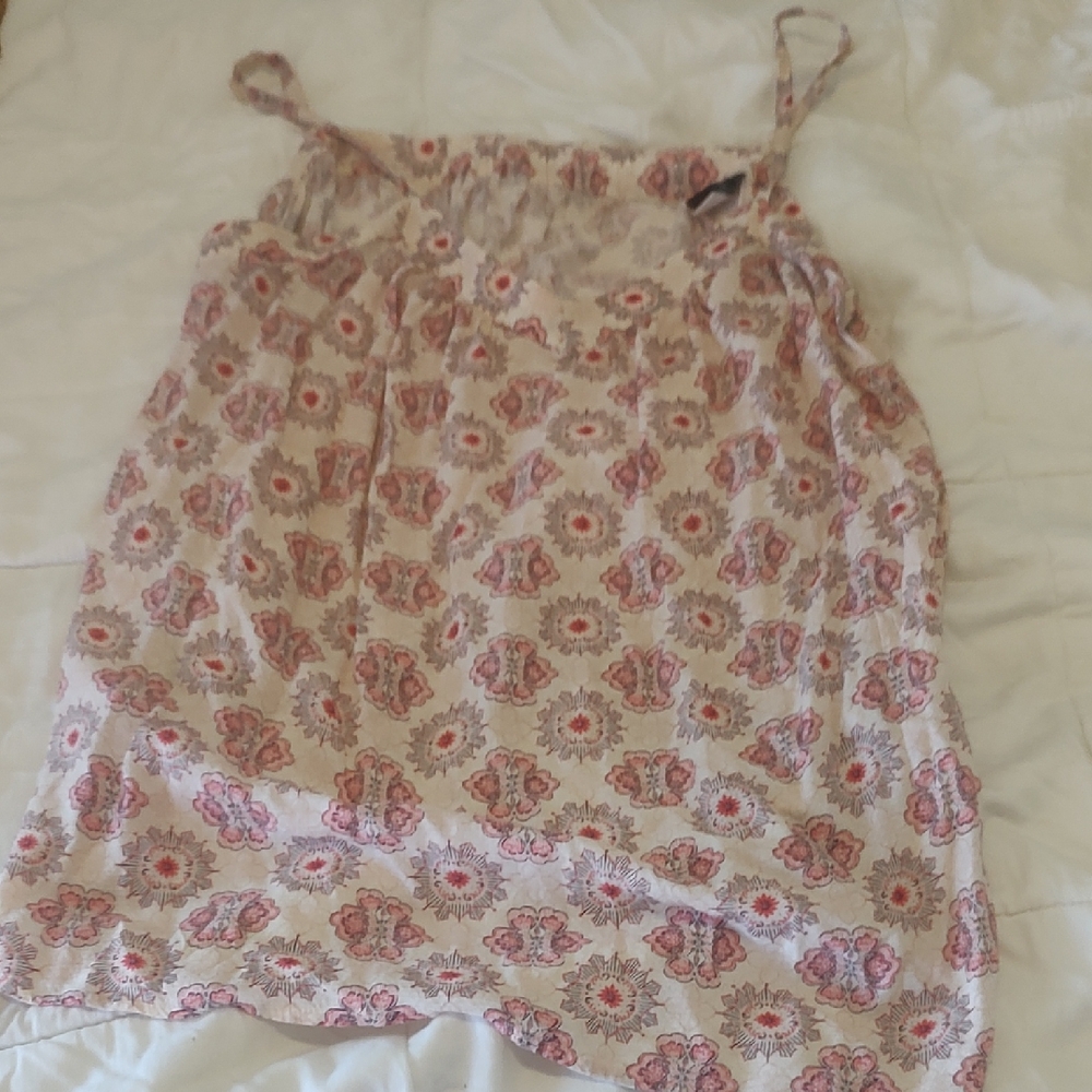 Torrid Pink and Cream Floral Camisole